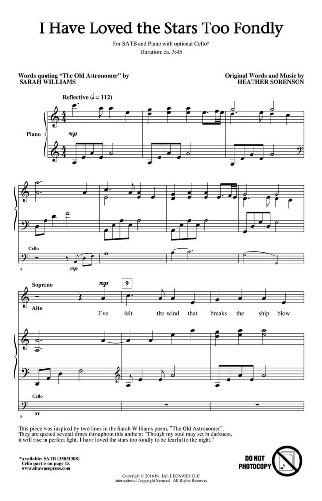 I Have Loved the Stars Too Fondly